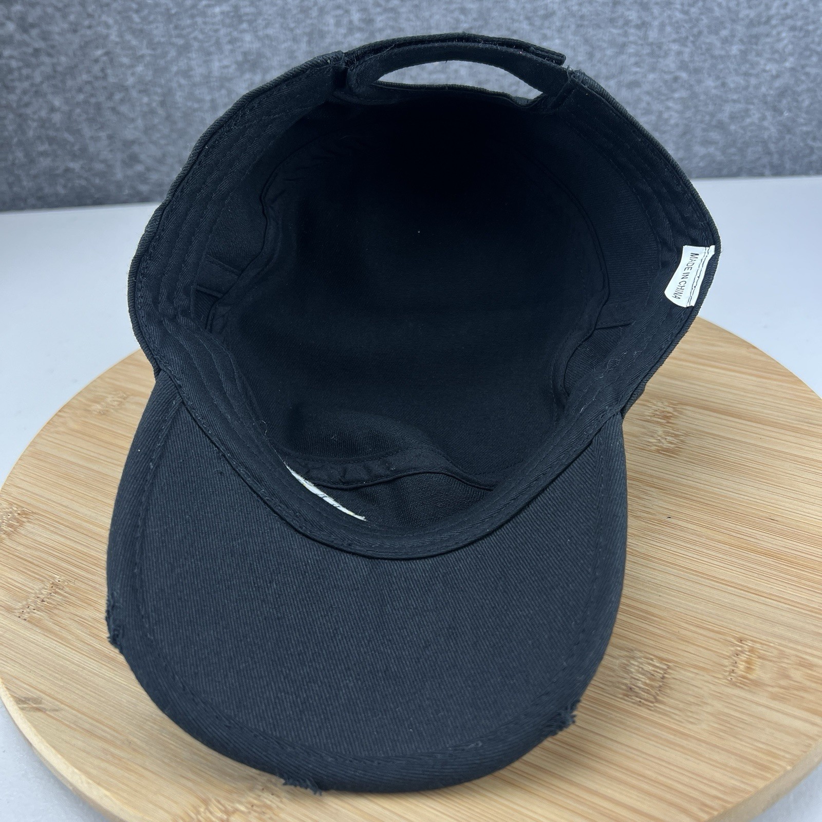 Warheads Sour Candy Army Cadet Hat Cap Strapback OSFM Adult Black Big Logo Promo