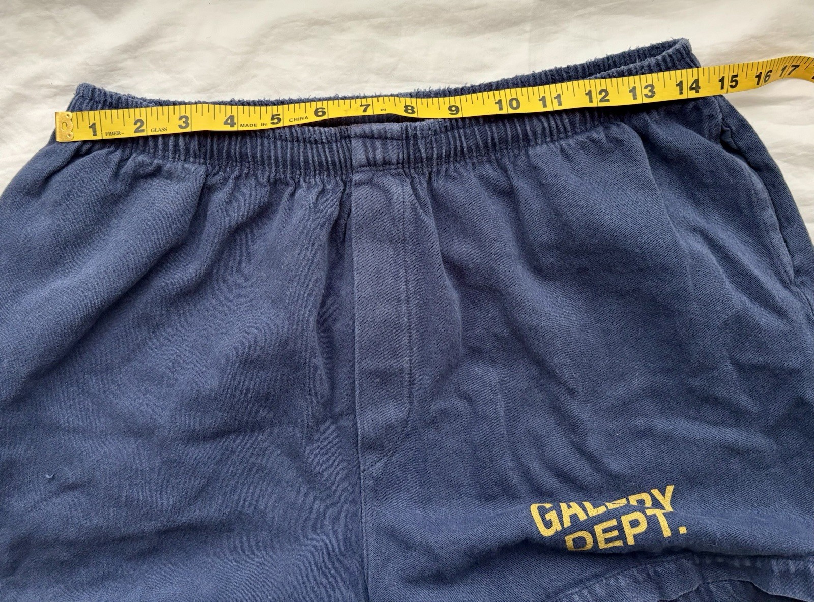 Gallery Dept. Zuma Shorts Navy Drawstring Size Large Made in USA Excellent