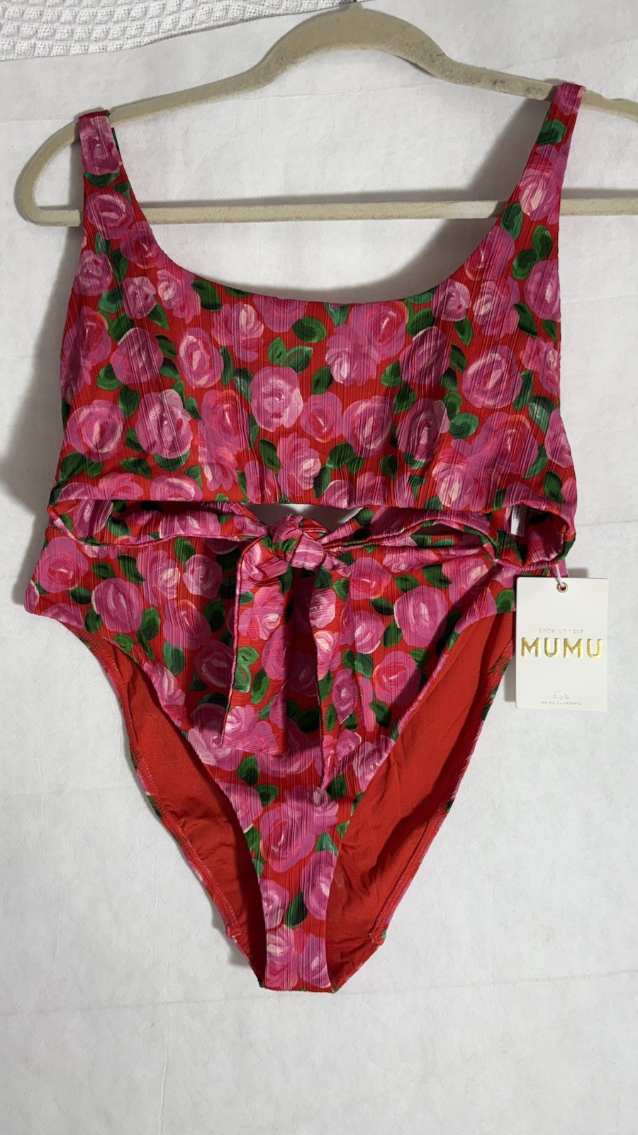 Show Me Your Mumu Maldives 2 Piece Swimsuit Rosie Blooms Print SZ XL Free Shi