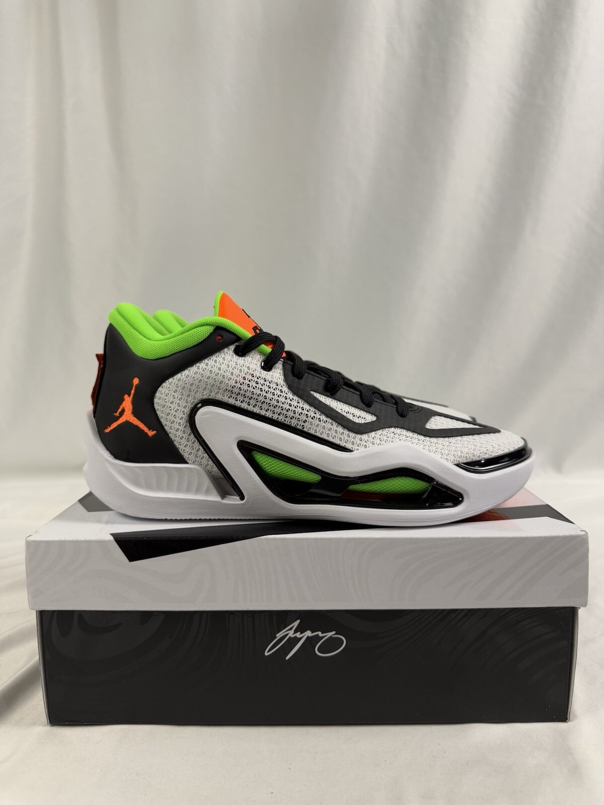 Jordan Tatum 1 Basketball Deuce Home Team DZ3324-108 Sneakers Mens Size 8.5 NEW