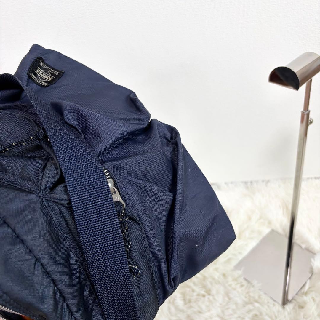 PORTER FORCE Shoulder crossbody Bag NAVY Yoshida Bag Japan