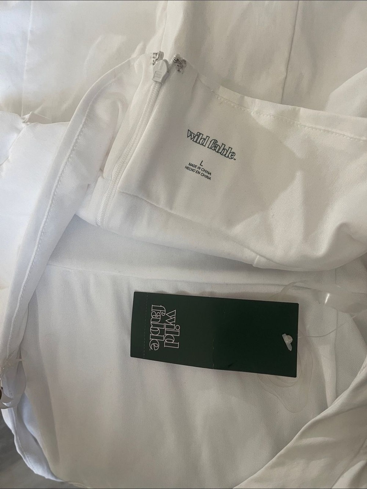 wild fable White Fit-and-Flare Mini Dress