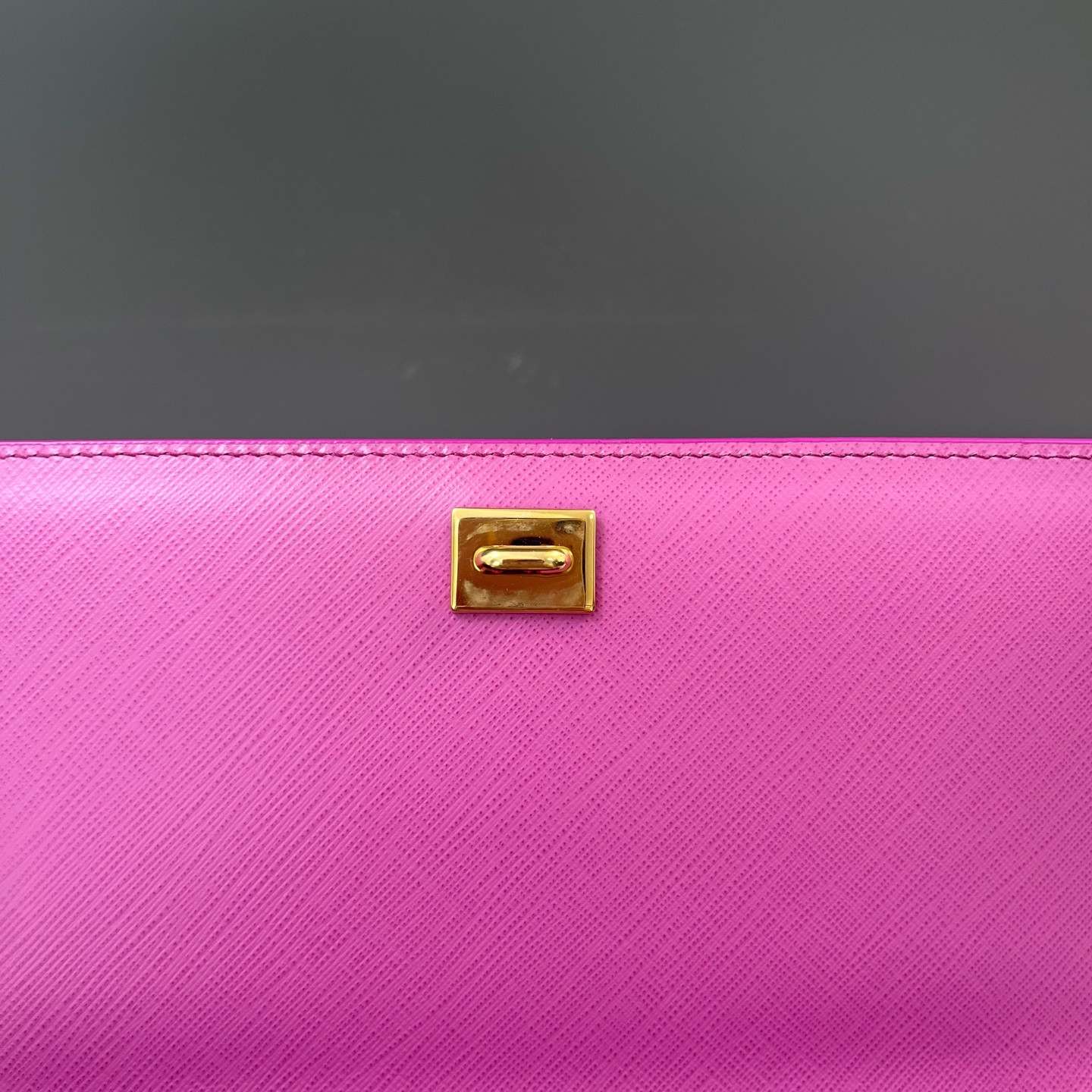Authentic Salvatore Ferragamo Viva Bow Bag Calfskin Leather Shoulder Bag Rose