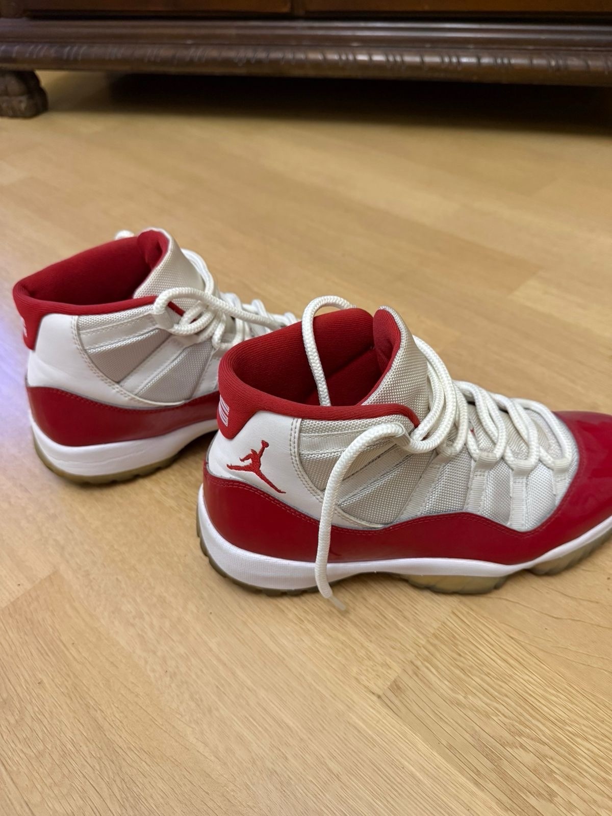 Jordan Air 11 Cherry Red Sneakers Size 9.5