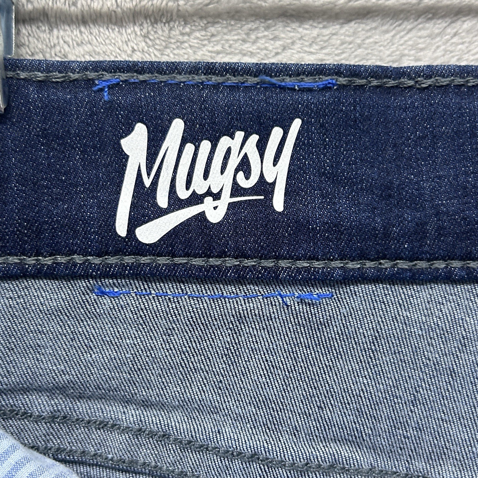 Mugsy Fultons Jeans Men’s 32×34 Blue Denim Stretch 5-Pocket Casual FLX3NFU.