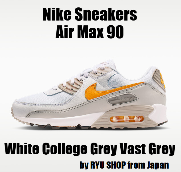 Nike Sneakers Air Max 90 White College Grey Vast Grey DM0029-119