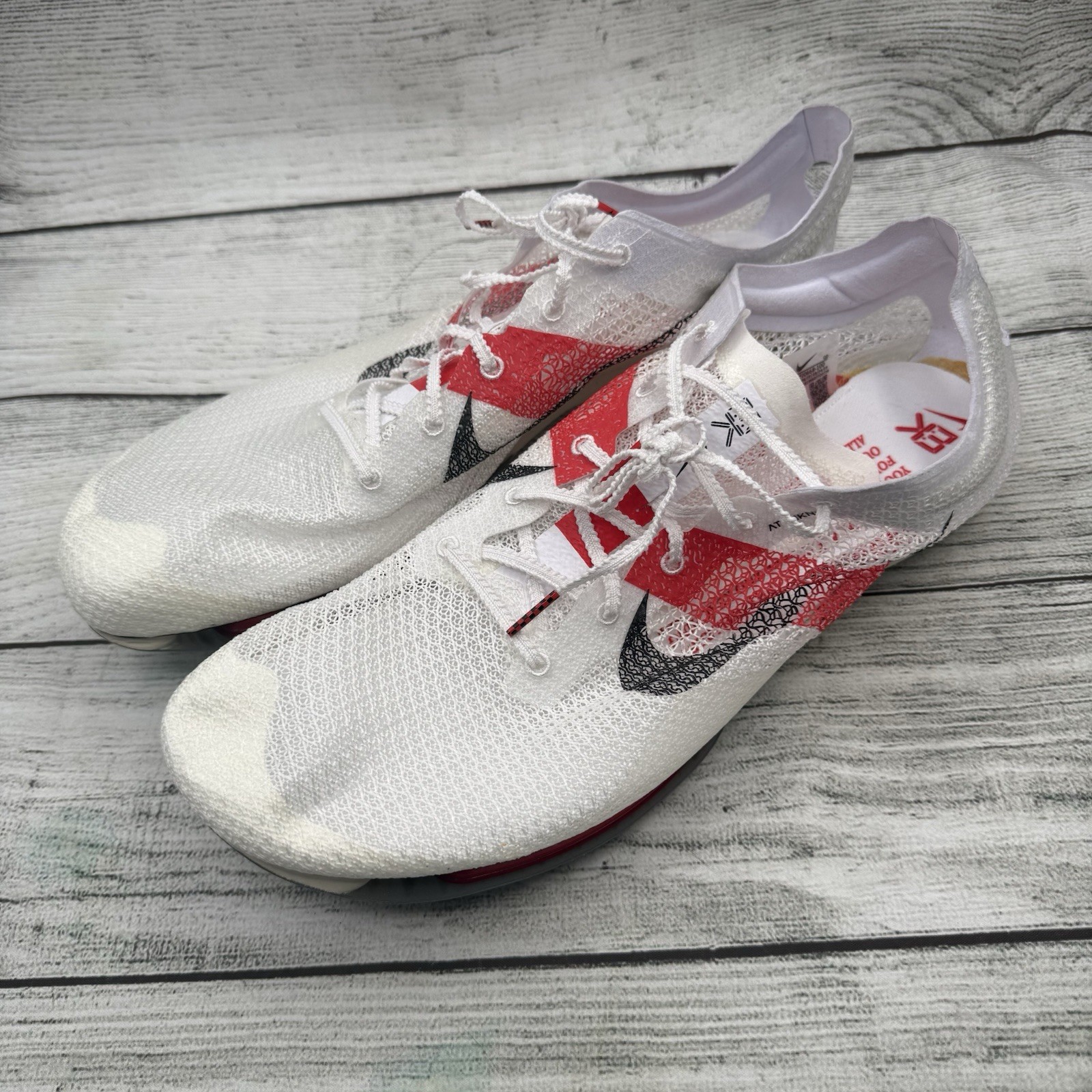 NIKE AIR ZOOM Victory Track Spike Mens Sz 15 Eliud Kipchoge FJ0668-100 NO SPIKES