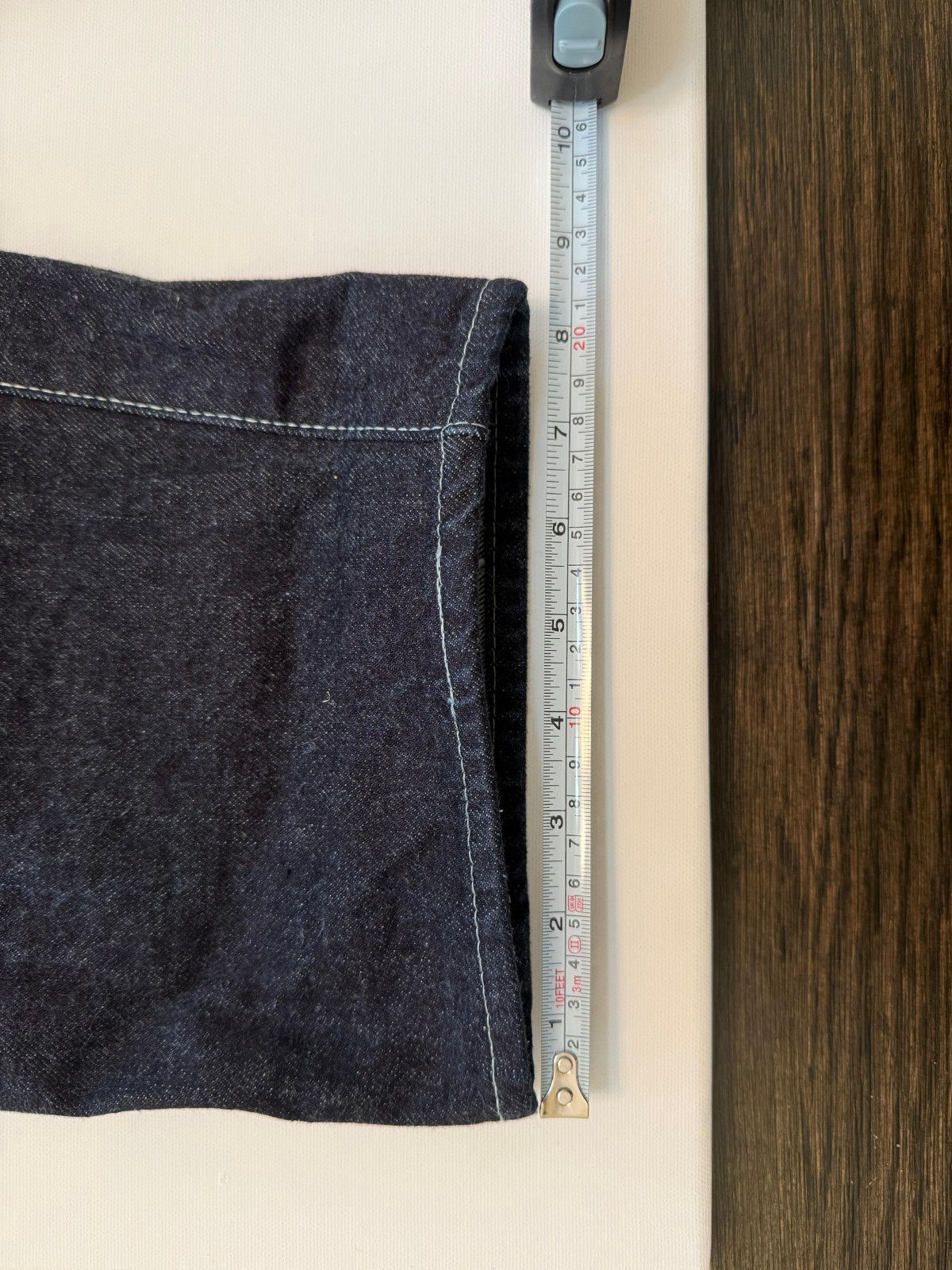 Japanese Selvedge Raw Denim Jeans Button Fly Heavyweight Selvedge 38×35