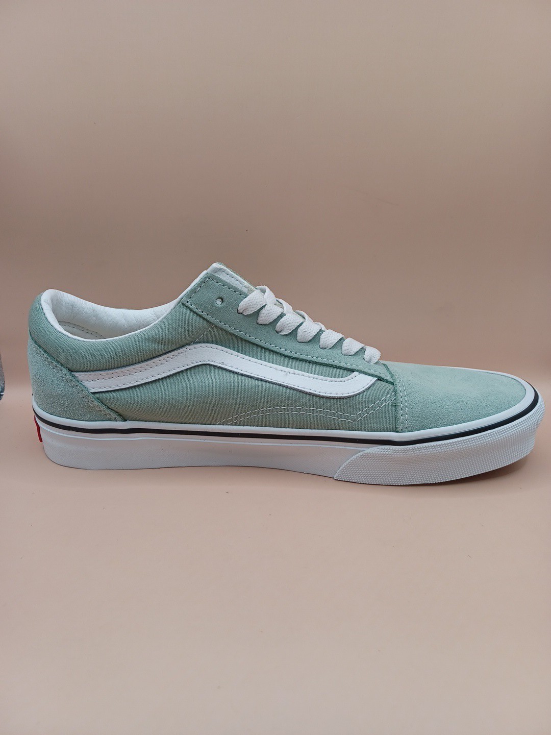 Vans Old Skool Lace Up Shoes-Olive Size Men 8 Women 9.5 US