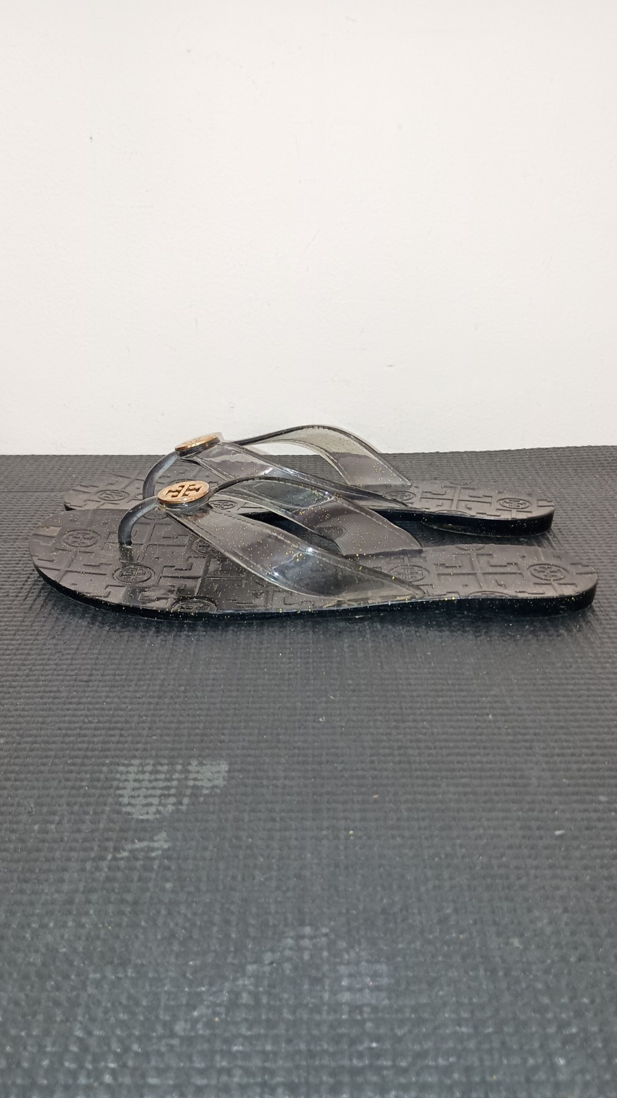 Tory Burch Jelly Sparkle Flip Flops Fit Like 9 Measurements In Pictures