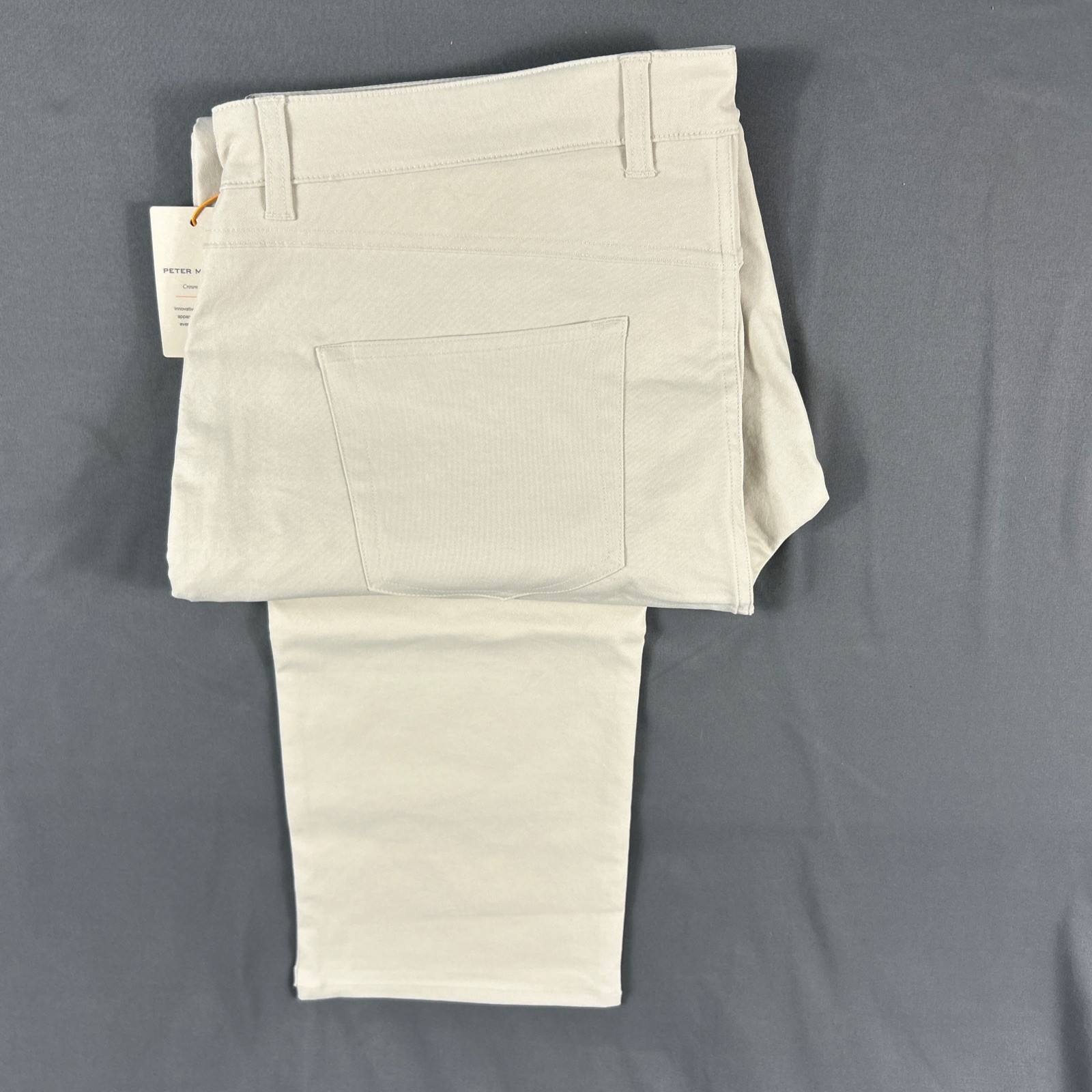 Peter Millar Golf Pants Crown Sport eb66 Performance 38 x 30 Stone NWT MSRP $168
