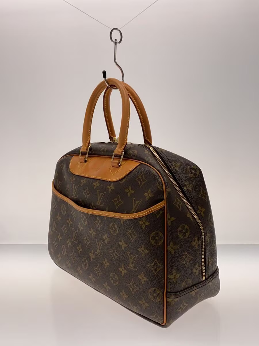 LOUIS VUITTON Bowling Vanity(Doville) Monogram Canvas Vinyl Brown