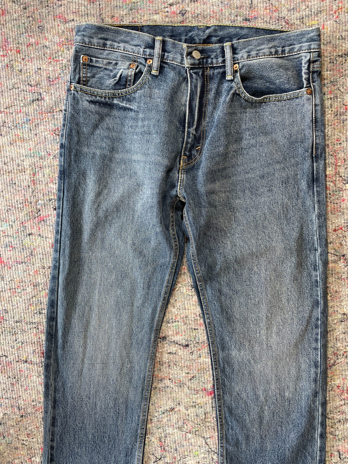 Levi’s 502 Jeans W34 L32 Blue Regular Tapered Denim Men’s Levi Strauss 34×32