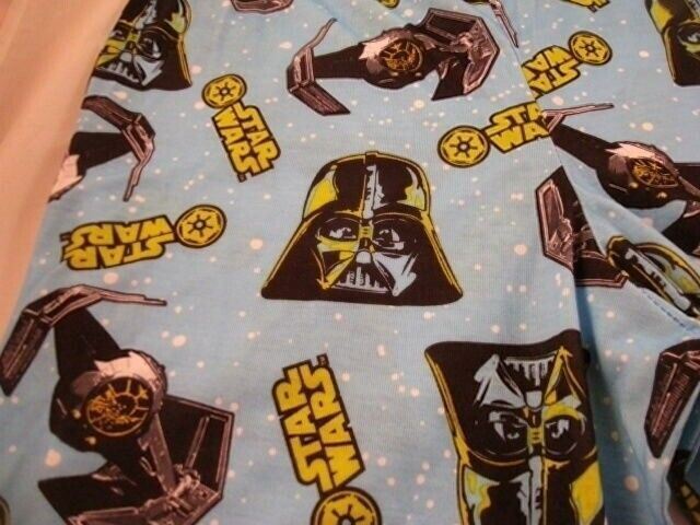 Star Wars Darth Vader Pajamas PJs Sleepwear 2pc Boys XS Tie Fighter New