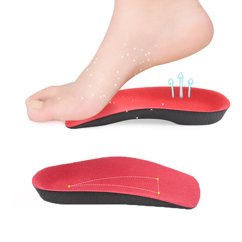 3/4 Orthotic Shoe Insoles Inserts Flat Feet High Arch Support Plantar Fasciitis