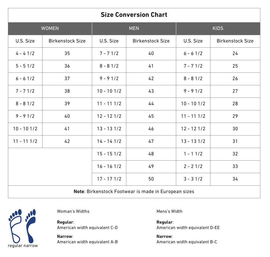 Birkenstock Unisex Leather Arizona Regular/Wide Width Sandals – Habana, Sizes