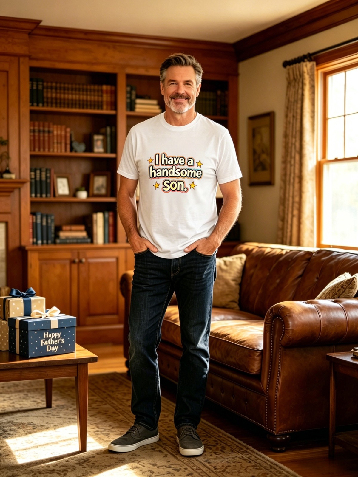 Dad Graphic T-Shirt Custom Customize Image Text Logo Perfect Father’s Day Gift