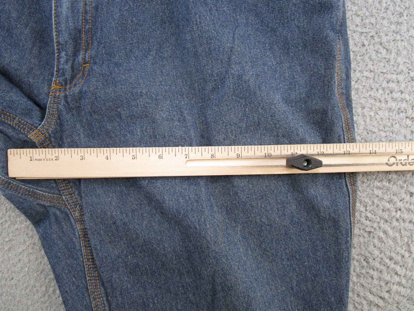 Duluth Trading Co. Ballroom Jeans 40×32 Regular Fit Straight Cotton Denim 64012