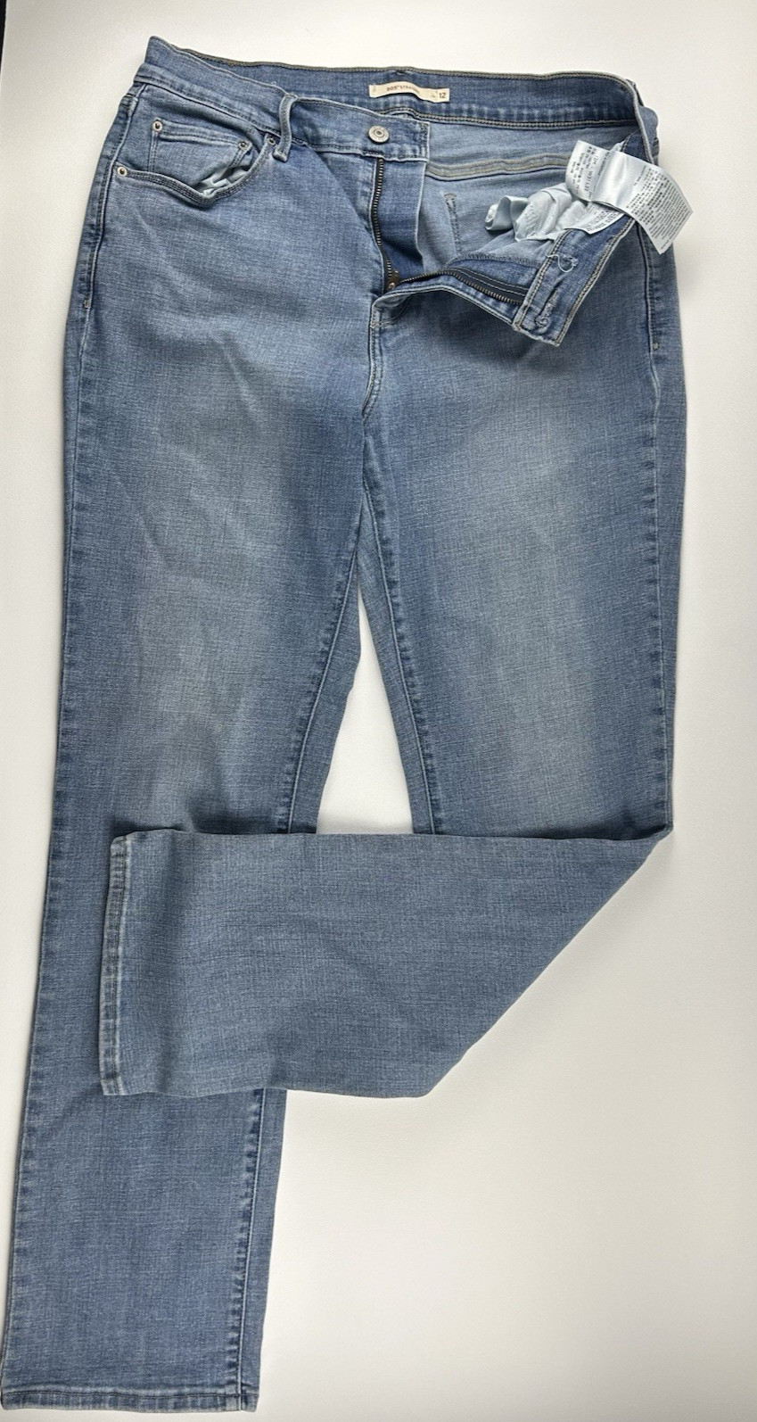 Levi’s 505 Women’s Straight Leg Jeans Size 12M Ambiance Light Blue 15505-0147