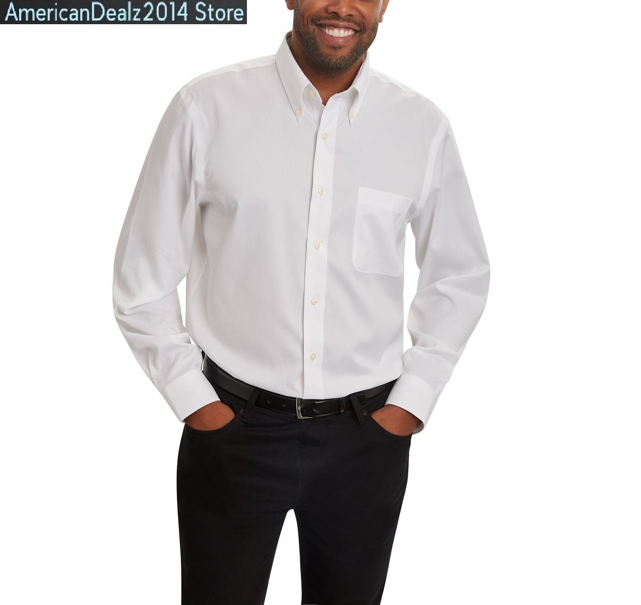 Kirkland Signature Men’s Traditional Fit Dress Shirt – Choose Sleeve Length