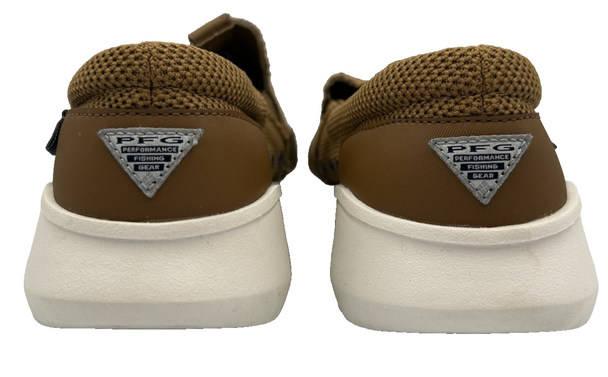 Columbia Men’s PFG Boatside Breathe Slip On Fishing Shoes Brown Size:10 120G