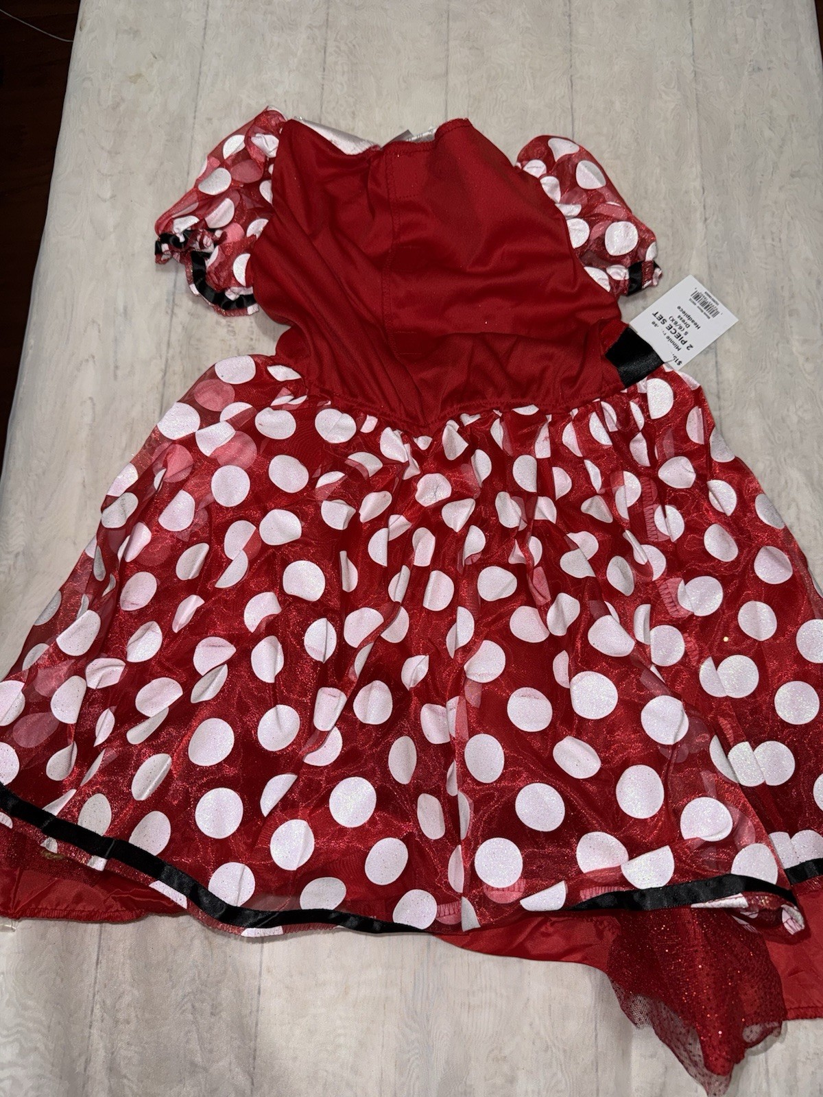 Disney Classics Girls’ Minnie Mouse Costume Dress Sizes S(6/6X)
