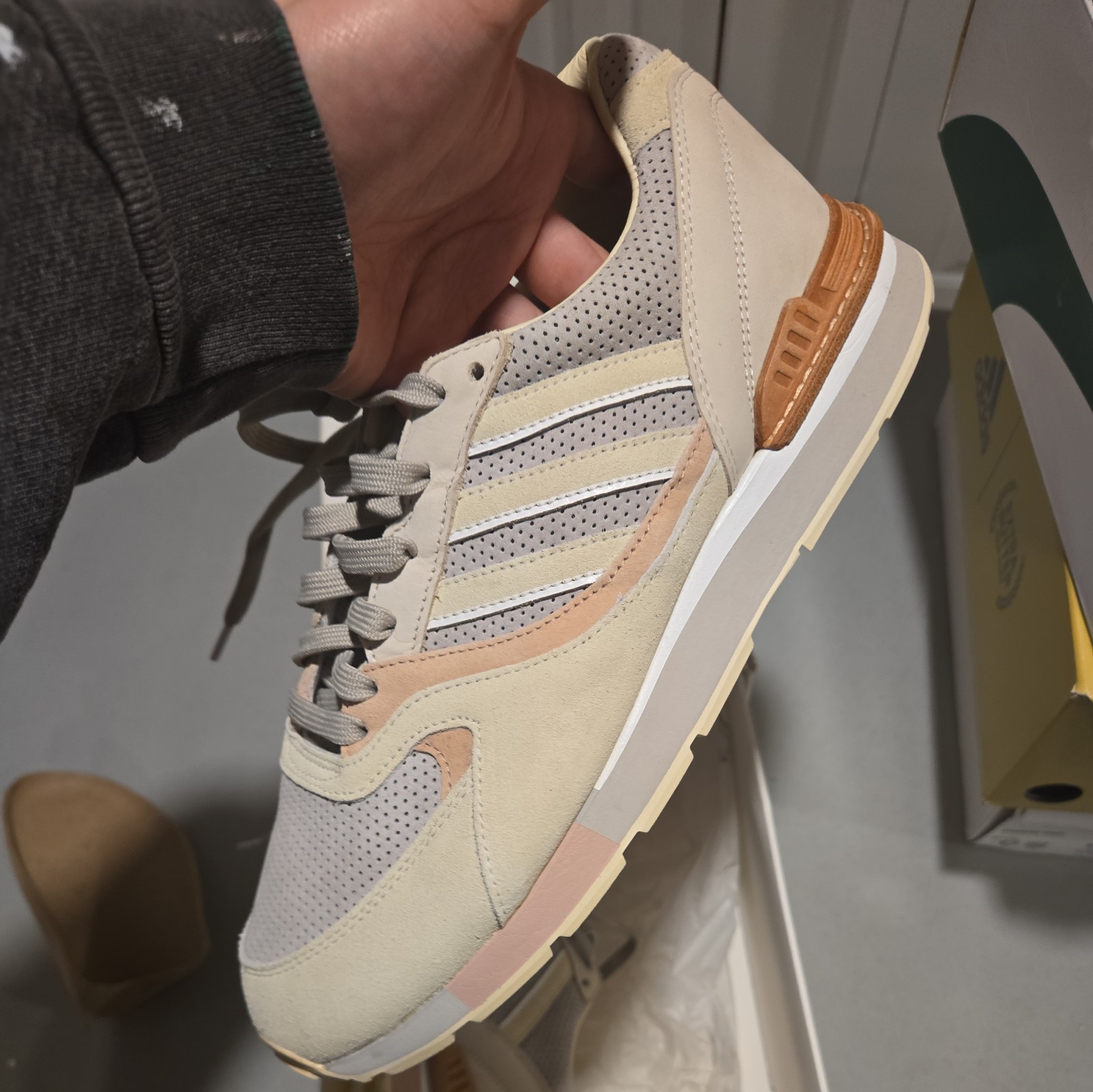 Solebox x adidas Quesence Italian Leathers Pack Size 10.5 (DB1785)