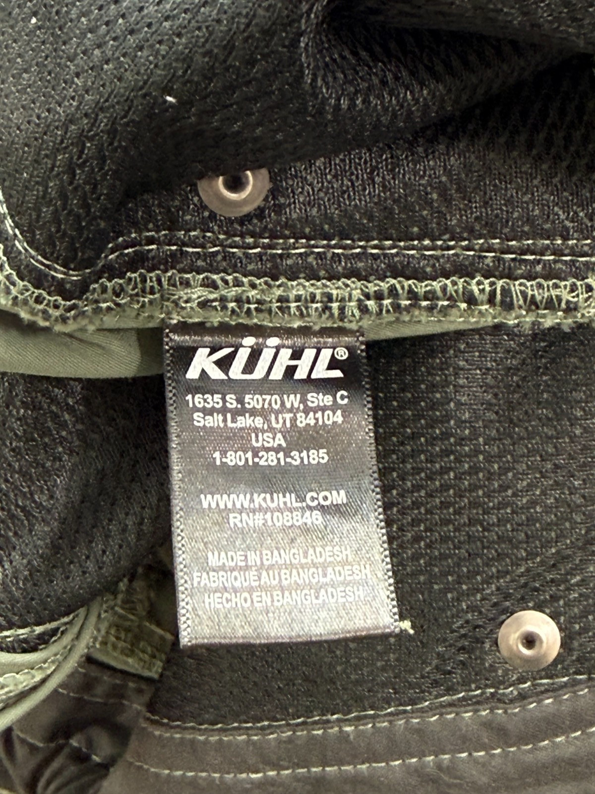 KUHL Womens Roll Up Pants Olive Green Stretch Outdoor Hiking Pockets Size 6 REG