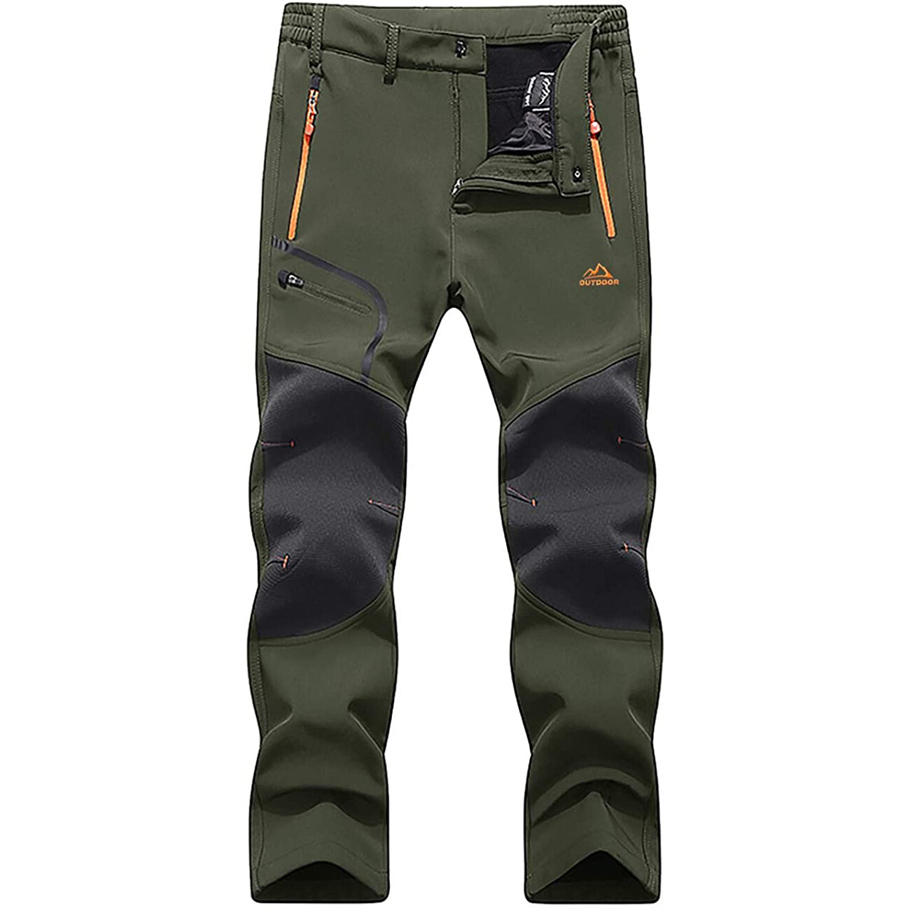 Men’s Thermal Hiking Pants Softshell Waterproof Winter Outdoor Ski Snow Trousers