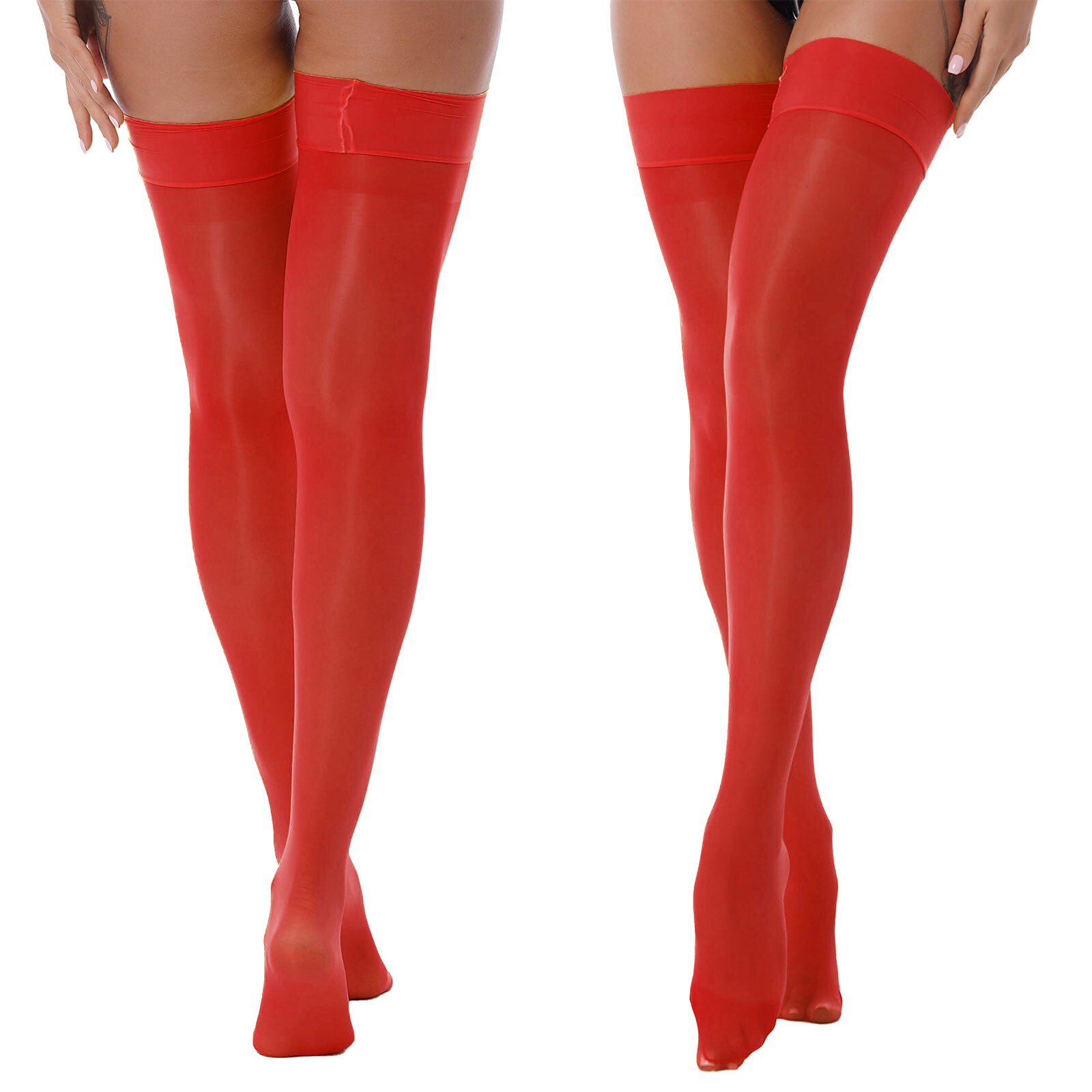 Women Stockings See-through Socks Dance Tights Fitness Clubwear Elastic Sheer