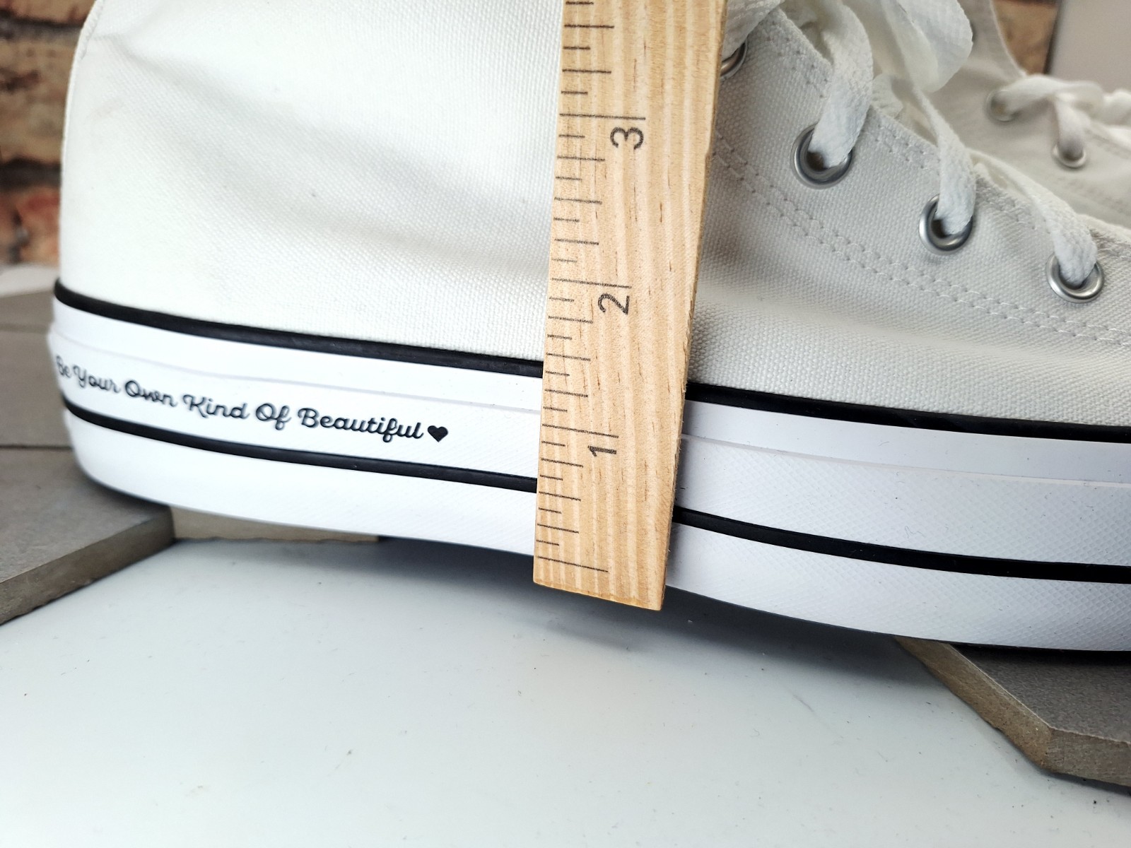 Converse CTAS Hi 1.5in Platform Lift OX White Black Men’s Sz 11 Canvas Sneakers