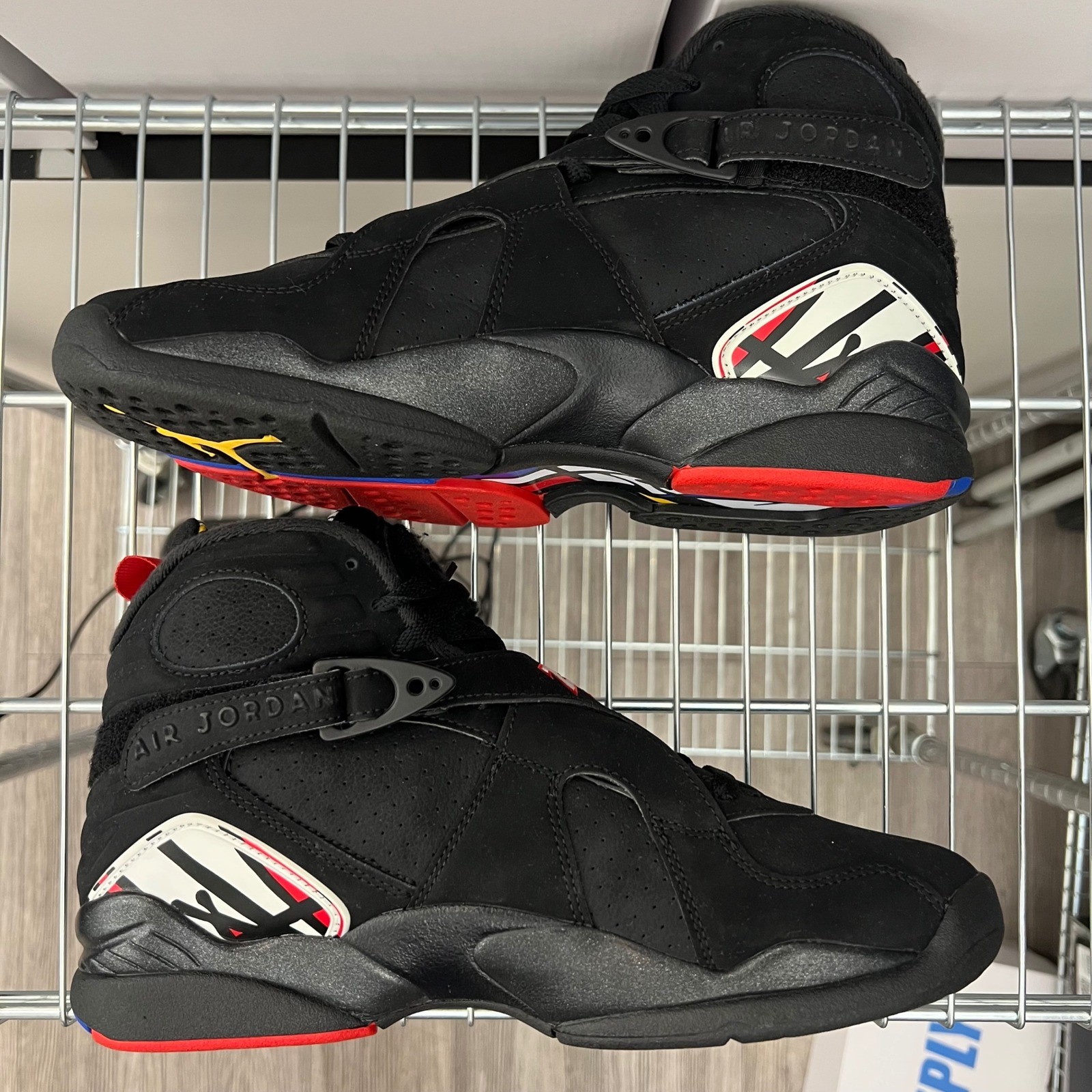 Nike Air Jordan 8 Retro Playoffs 2023 Black True Red White 305381-062 Mens Sz 8