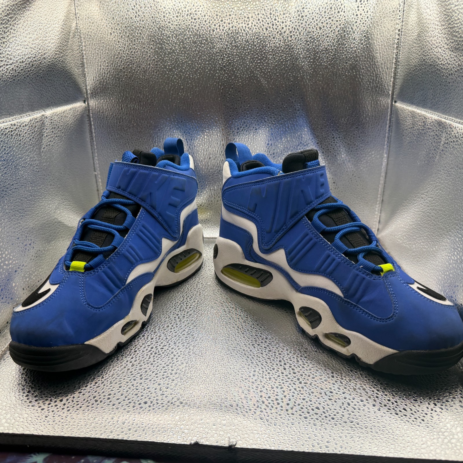Size 8 Nike Air Griffey Max 1 DS Varsity Royal Black Volt Mens Shoes DJ5161-400