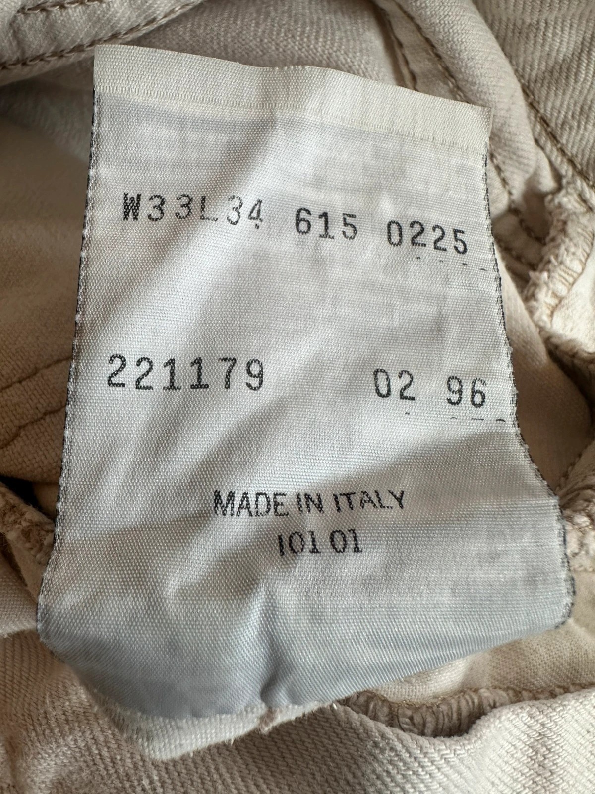 Levi’s 615 Orange Tab White Jeans W30 L30 Vintage 🇮🇹 Made in Italy
