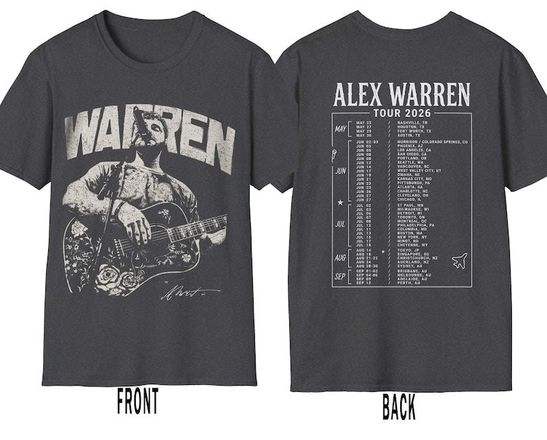 Vintage Alex Warren tour 2026 T-Shirt