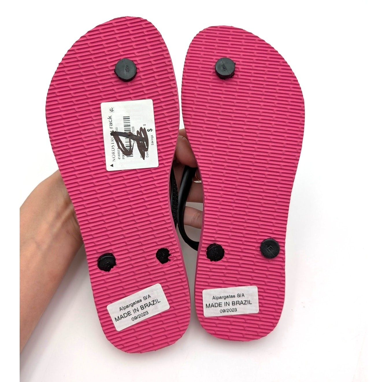 Havaianas Slim Summer Fruits Flip Flop Sandals Womens Multi color Sz US6 EU37/38