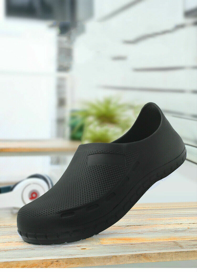 Oil Resistant Work Shoes Non Slip Shoes Cushion Chef Shoes Safety Water Kitchen