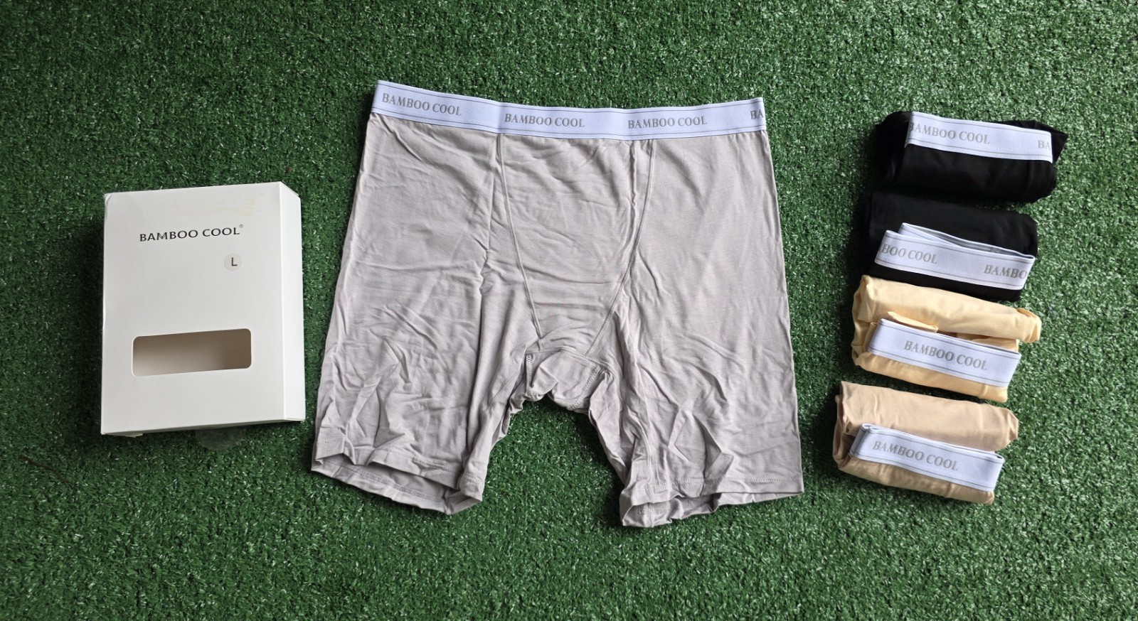 BAMBOO COOL Women’s Boxer Briefs Boyshorts 5 Pack Full Coverage Women’s Large