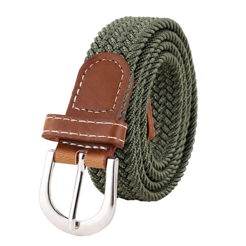 Elastic Fabric Braided Belt,Enduring Stretch Woven Belt for Unisex Men/Women/Jun