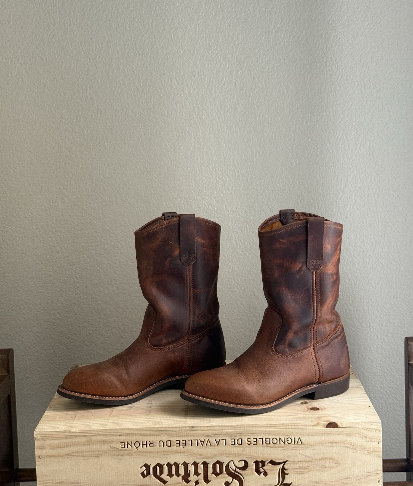 Red Wing Heritage 8066 Pecos Boots Men’s 9E Copper Rough & Tough Made USA