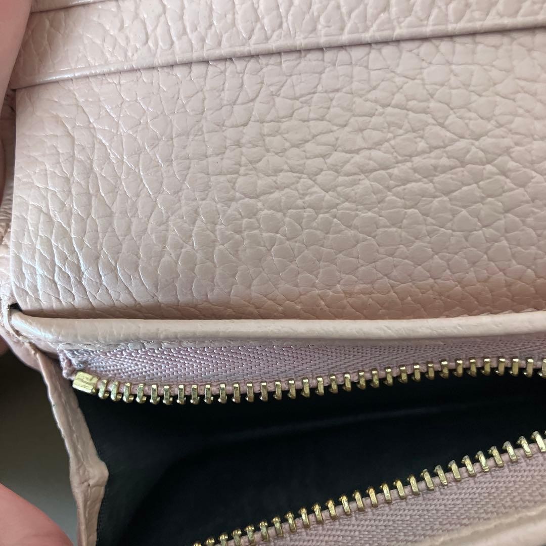 GUCCI Mini Wallet Marmont GG Logo Bi fold Pink