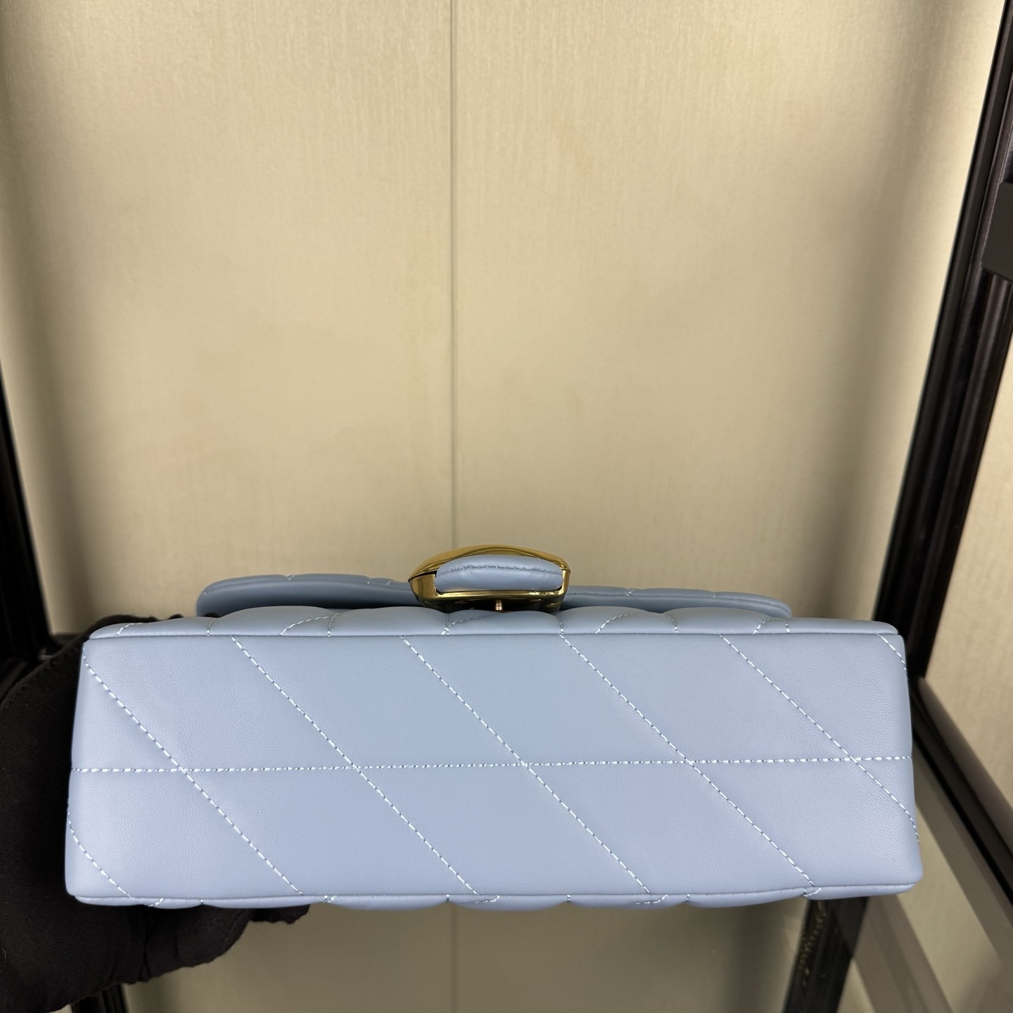 Coach Outlet Tabby Shoulder Bag 26 Pillow Quilting Nappa Brass Bluebell CP150