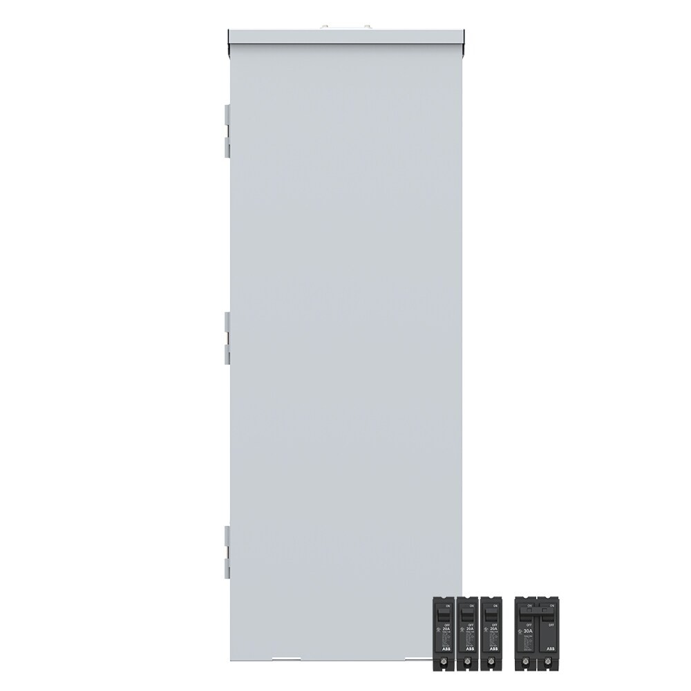 ABB ReliaHome P-Series 200 -Amp 40 -Spaces 80 -Circuit Outdoor Main Breake|13642