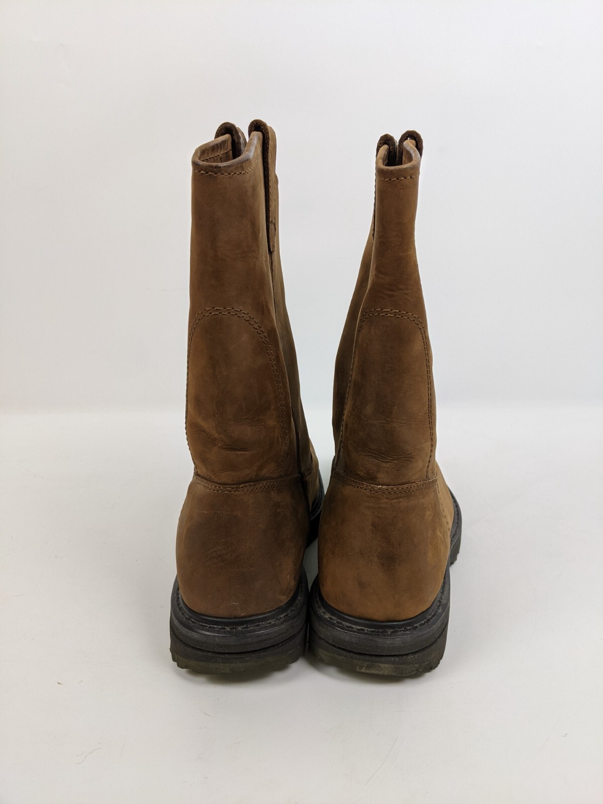 Wolverine W04727 Wellington Brown Leather Work Boots Size 10.5 Oil Resistant