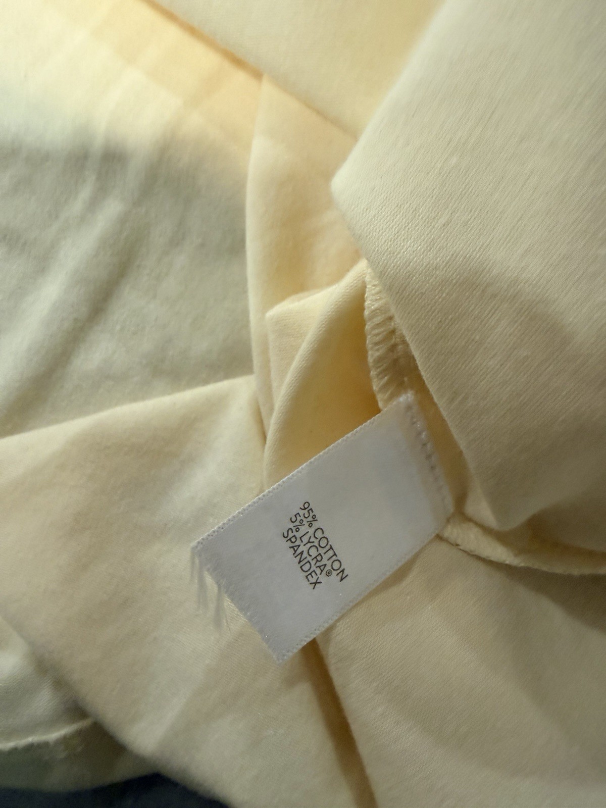 NWOT J. Jill Size 3X Perfect Reversible Tank Top Soft Stretch Cotton Pale yellow