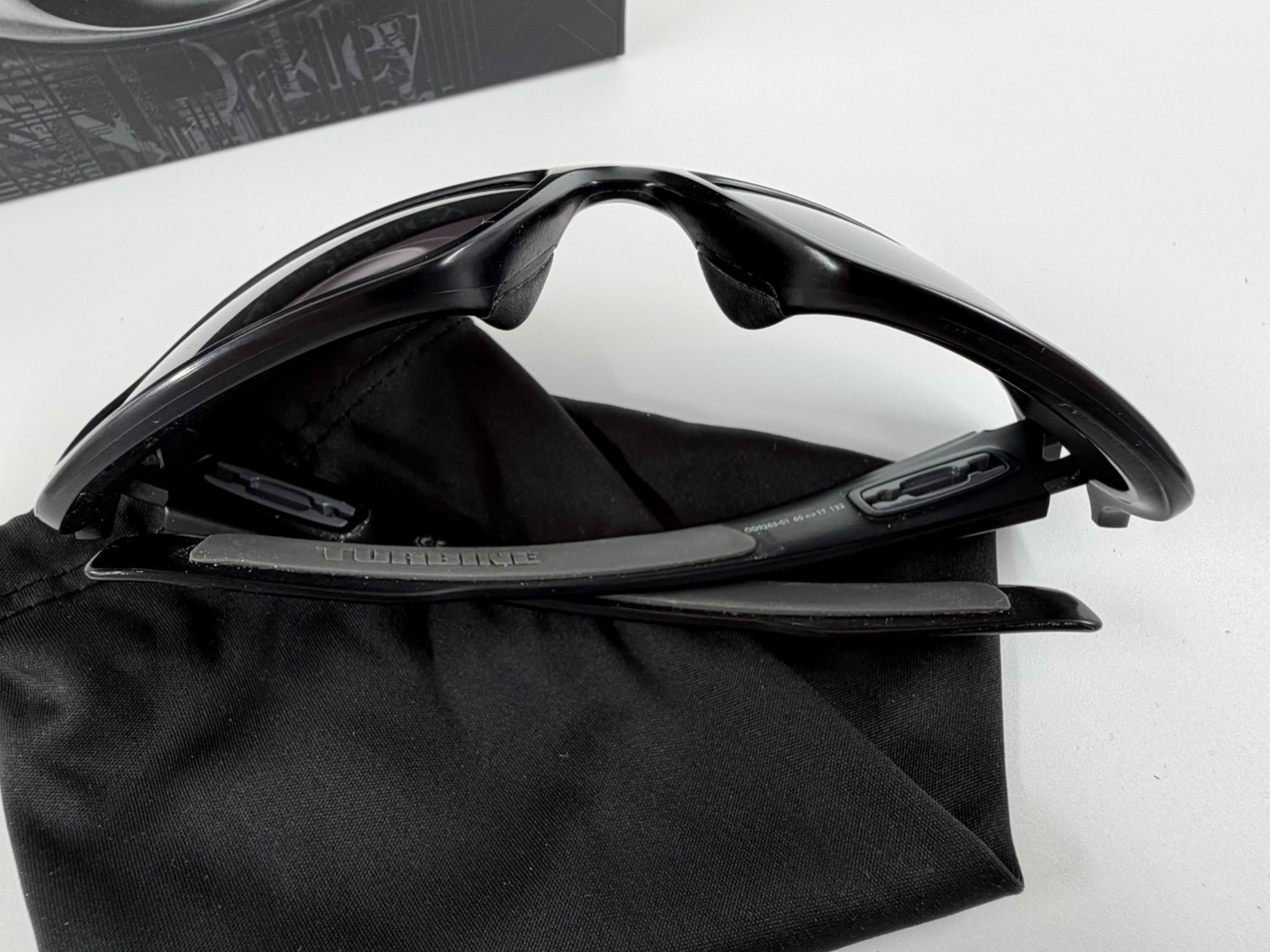 Oakley TURBINE ROTOR 9307 Black Prizm Lens Sunglass granite frame