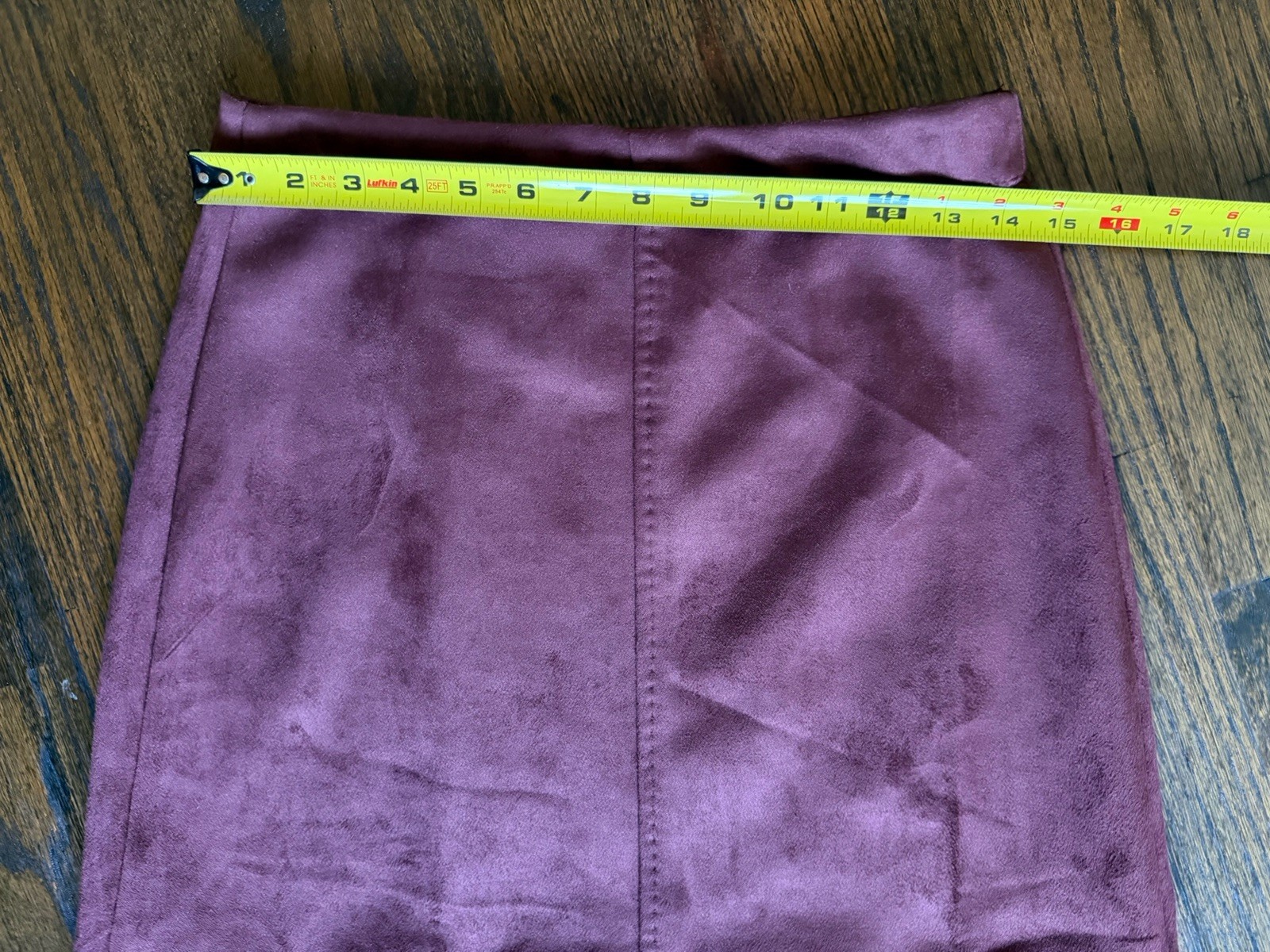 MAX STUDIO Faux Suede A -Line MIDI Skirt Sz S NWT