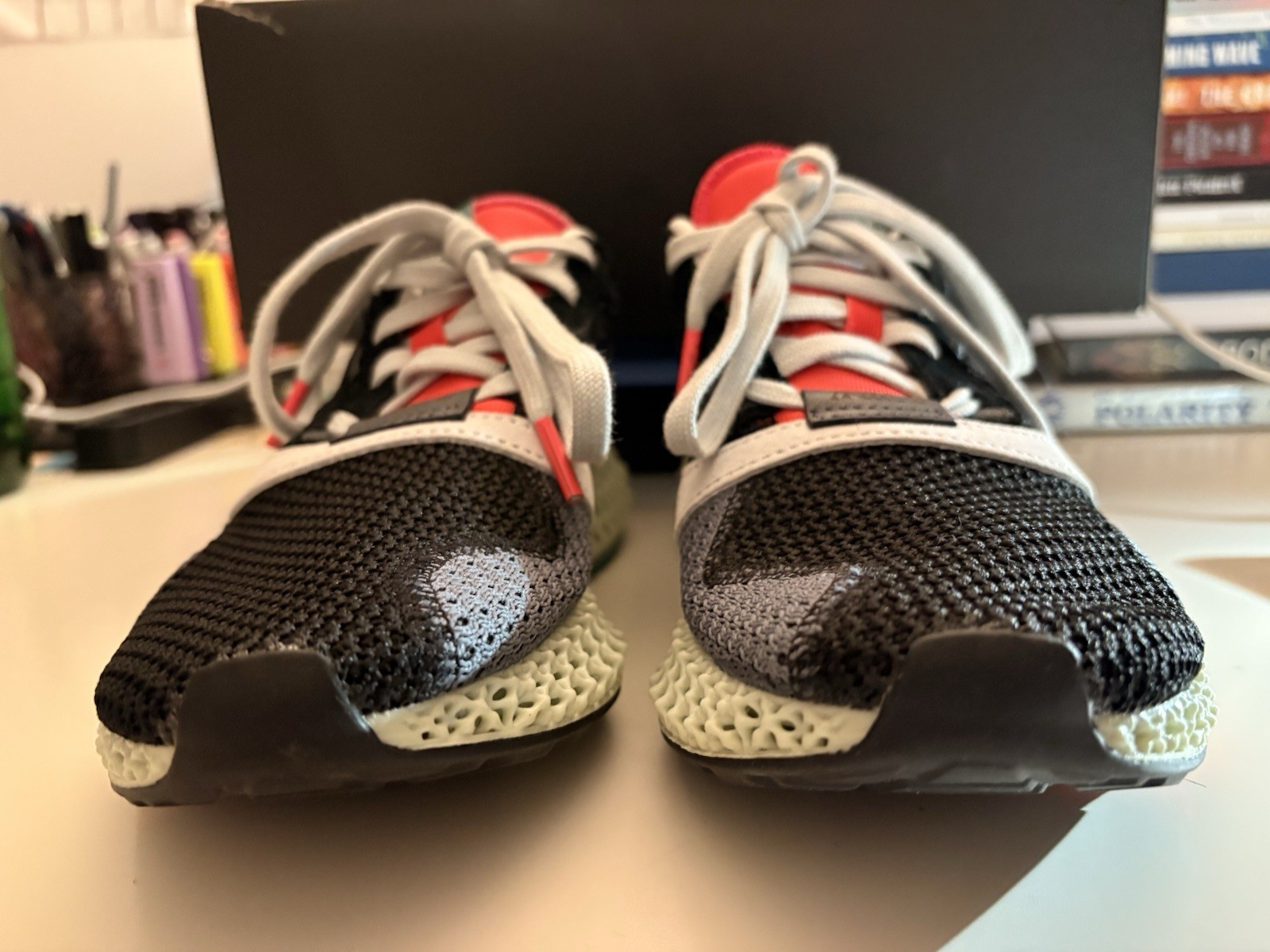 Adidas ZX 4000 4D BD7931 Black Onix US 6 EU 38 2/3 New Original Box Futurecraft
