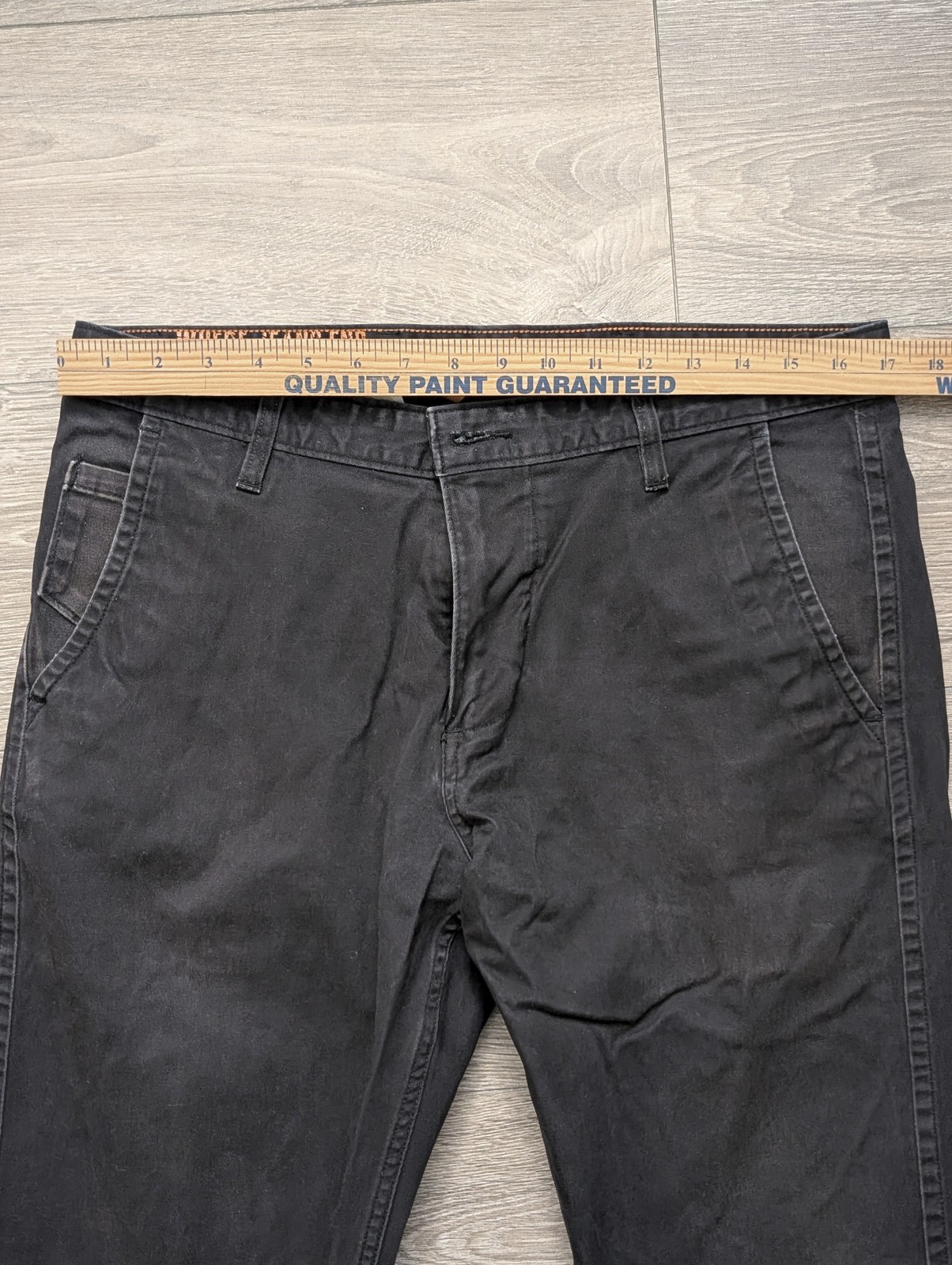 Dockers Alpha Khaki Slim Tapered Black 34 x 34
