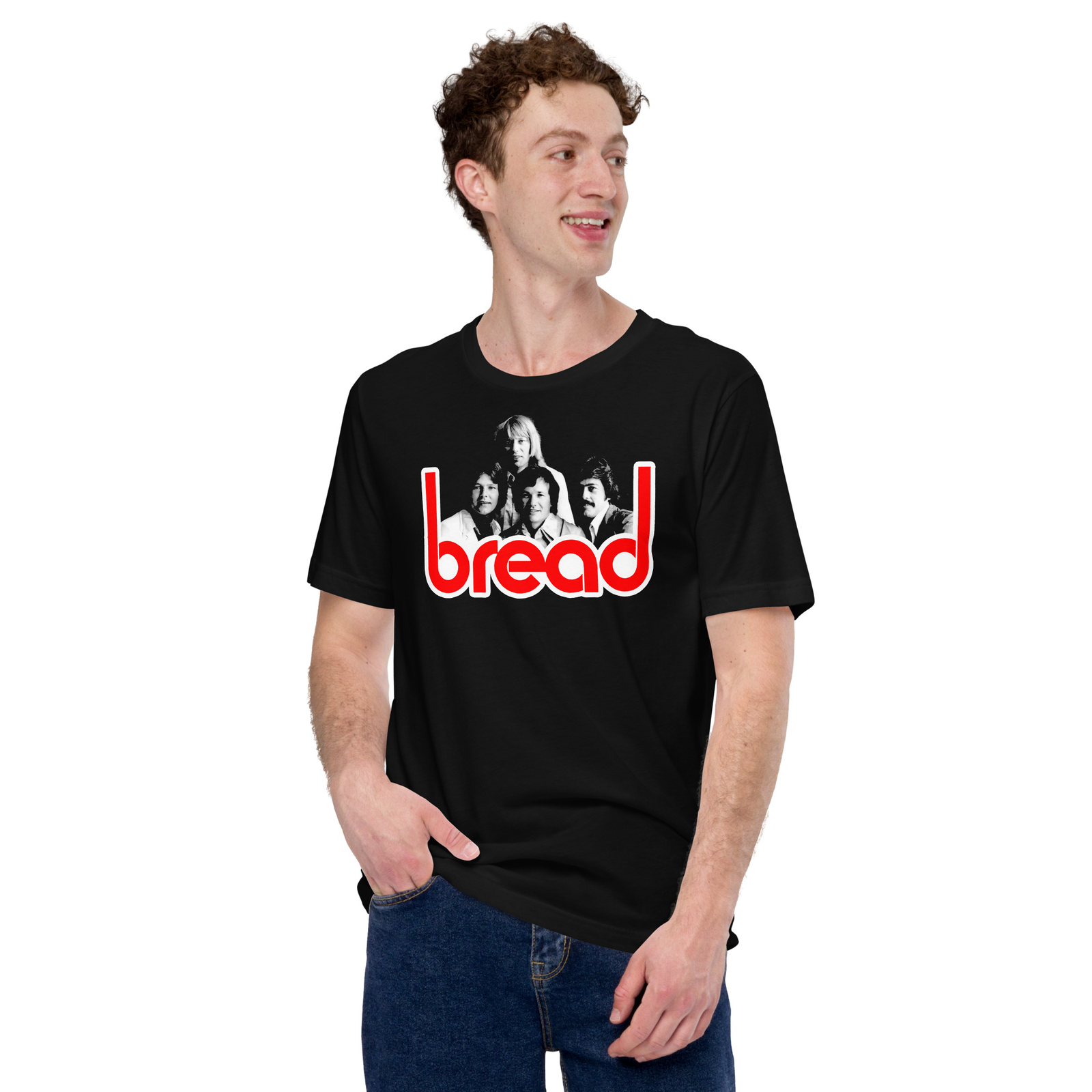 Bread Band Music Group 70s Original Art Graphic Tee Shirt Unisex t-shirt